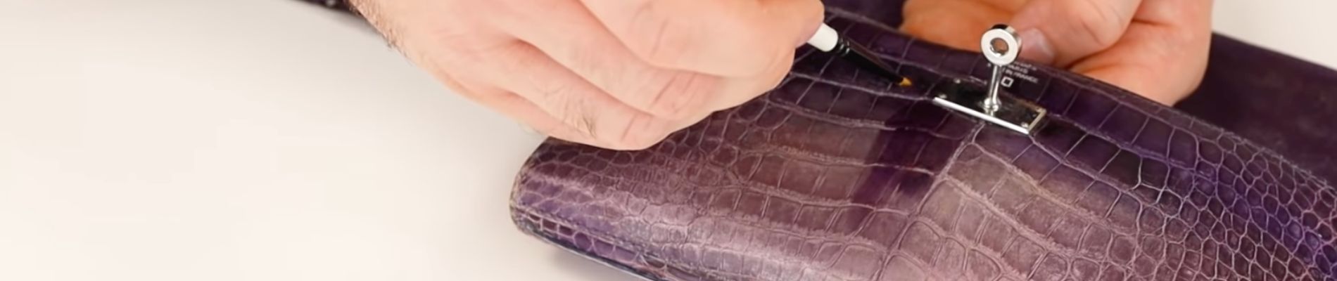 repair your exotic handbag at the handbag clinic