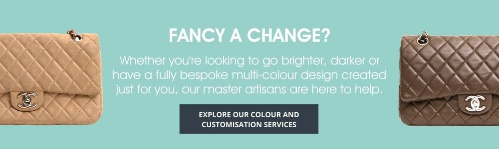 explore how you can colour change your bag at the handbag clinic